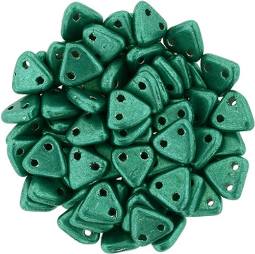 CzechMates Triangle 6mm Triangle Bead, ColorTrends Saturated Metallic Arcadia, 2.5-Inch Tube CzechMates Triangle 6mm Triangle Bead, ColorTrends Saturated Metallic Arcadia, 2.5-Inch Tube