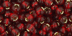 TOHO Round 6/0 Seed Bead Silver-Lined Garnet, 2.5-Inch Tube