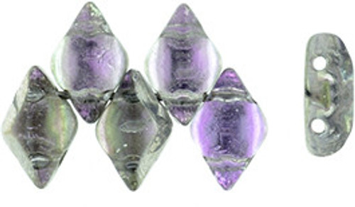 Matubo GEMDUO 8 x 5mm Bead, Backlit Pink Mist, 2.5-Inch Tube