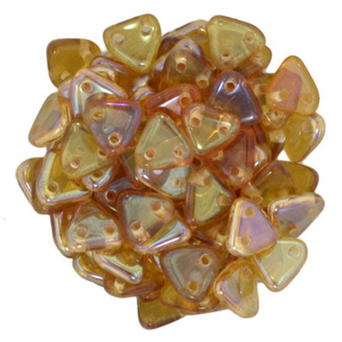 CzechMates Triangle 6mm Triangle Bead, Rosaline - Celsian, 2.5-Inch Tube CzechMates Triangle 6mm Triangle Bead, Rosaline - Celsian, 2.5-Inch Tube