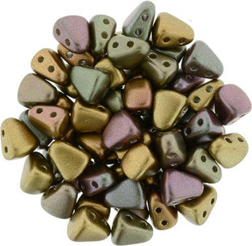 Matubo NIB-BIT 6 x 5mm Bead, Matte - Metallic Bronze Iris, 2.5-Inch Tube Matubo NIB-BIT 6 x 5mm Bead, Matte - Metallic Bronze Iris, 2.5-Inch Tube
