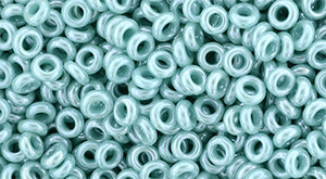 TOHO Demi Round 8/0 Seed Bead Opaque-Lustered Turquoise, 2.5-Inch Tube