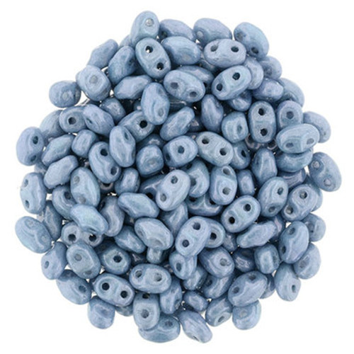 Matubo MiniDuo 4 x 2mm Bead, Luster Opaque Blue, 2.5-Inch Tube Matubo MiniDuo 4 x 2mm Bead, Luster Opaque Blue, 2.5-Inch Tube