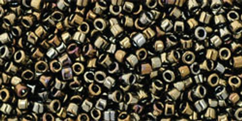 TOHO Treasure #1 (11/0) Metallic Brown Iris, 2.5-Inch Tube