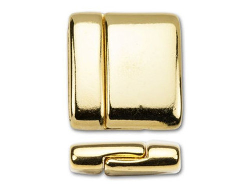 Regaliz 22 x 23mm Gold-Plated Large Magnetic Clasp Set