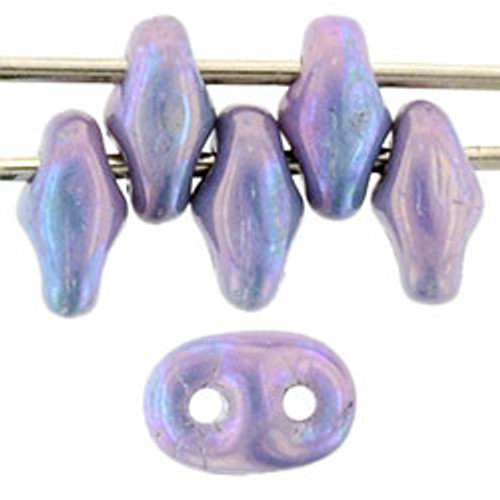 Matubo SuperDuo 5 x 2mm Bead, Opaque Nebula, 2.5-Inch Tube Matubo SuperDuo 5 x 2mm Bead, Opaque Nebula, 2.5-Inch Tube