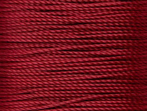 TOHO Amiet Synthetic Fiber Beading Thread - Carmine, 20-Meter Card