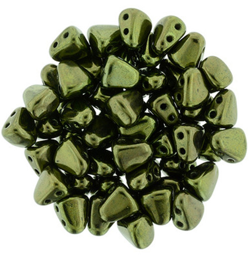 Matubo NIB-BIT 6 x 5mm Bead, Metallic Green, 2.5-Inch Tube Matubo NIB-BIT 6 x 5mm Bead, Metallic Green, 2.5-Inch Tube