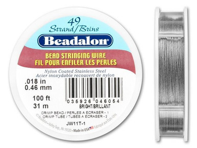 Beadalon 49 .018 100-Foot - Bright
