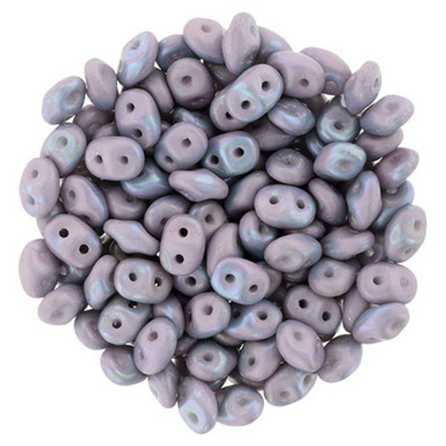 Matubo SuperDuo 5 x 2mm Bead, Matte - Opaque Nebula, 2.5-Inch Tube