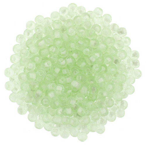 Starman Finial Half-Drilled Round Bead 2mm Tube 2.5" : Peridot