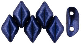Matubo GEMDUO 8 x 5mm Bead, ColorTrends Saturated Metallic Evening Blue, 2.5-Inch Tube