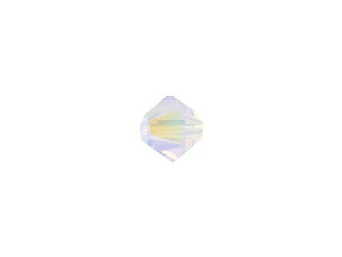 PRESTIGE 5328 4mm Bicone Bead Rose Water Opal Shimmer 2x