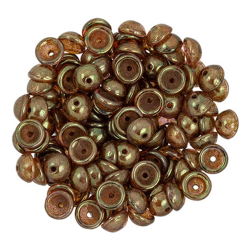 Teacup 4 x 2mm Tube 2.5" : Luster - Rose/Gold Topaz