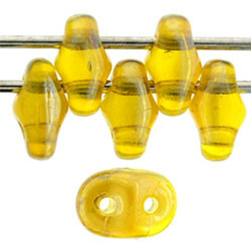 Matubo SuperDuo 5 x 2mm Bead, Jonquil - Celsian, 2.5-Inch Tube