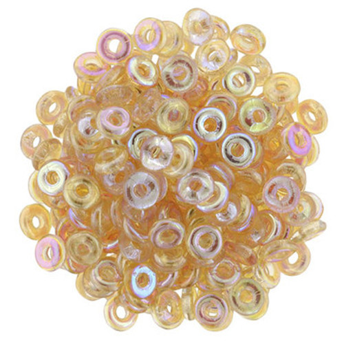 Starman O-Bead 1 x 4mm Bead Luster Luster - Peach AB, 2.5-Inch Tube