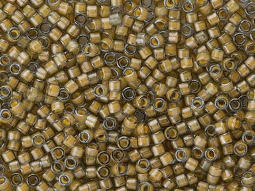 Miyuki Delica 11/0 Tube 2.5" : Luminous Warm Almond