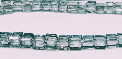 Chinese Glass Cubes Light Blue