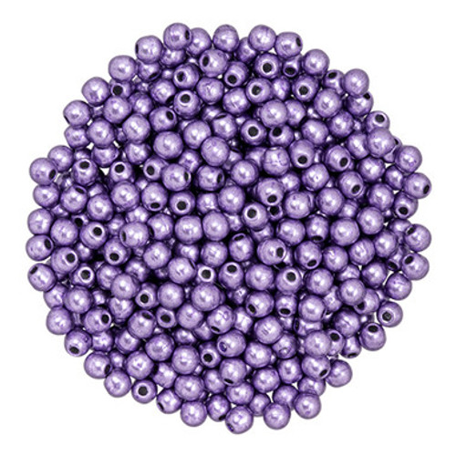 Starman Finial Half-Drilled Round Bead 2mm Tube 2.5" : ColorTrends: Saturated Metallic Crocus Petal