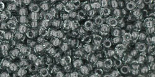 TOHO Round 11/0 Tube 2.5" : Transparent Gray