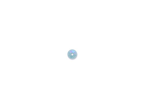 PRESTIGE 5000 6mm Faceted Round Light Turquoise Shimmer