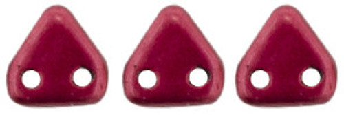 CzechMates Triangle 6mm Triangle Bead, ColorTrends Sueded Gold Lily Pad, 2.5-Inch Tube