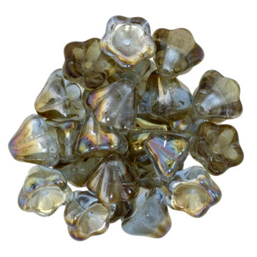 Starman Bell Flowers 8 x 6mm : Alexandrite - Celsian (25pcs)