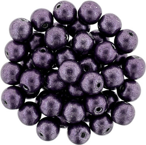 Starman Round Beads 6mm : ColorTrends: Saturated Metallic Tawny Port (50pcs)