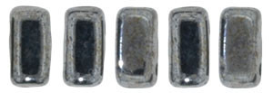 CzechMates Bricks 6 x 3mm Bead, Hematite - 50pcs