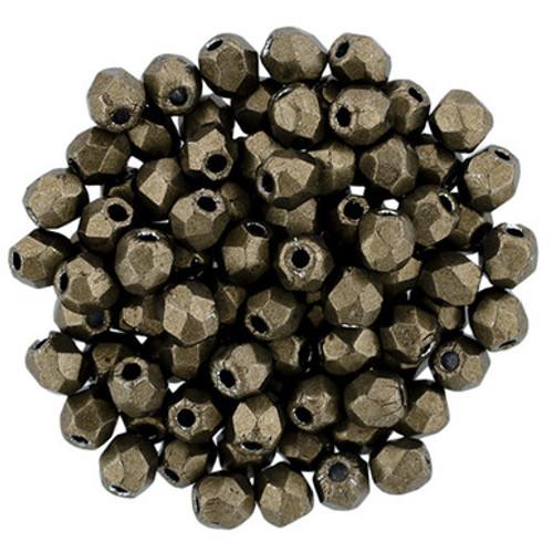 Starman Fire-Polish 3mm : ColorTrends: Saturated Metallic Emperador (50pcs)
