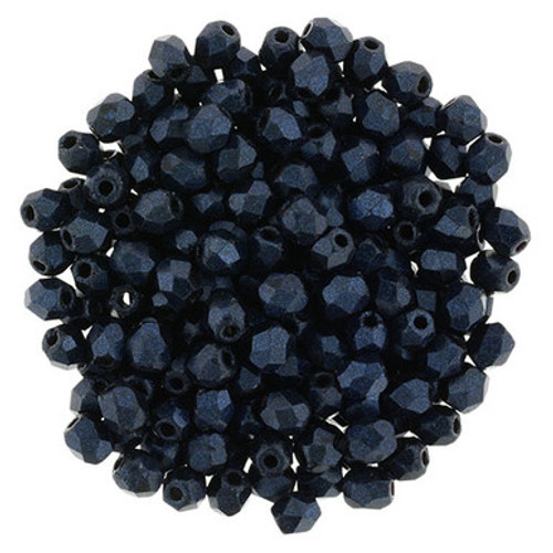 Starman Fire-Polish 3mm : Metallic Suede - Dk Blue (50pcs) Starman Fire-Polish 3mm : Metallic Suede - Dk Blue (50pcs)