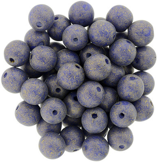 Starman Round Beads 6mm : Pacifica - Elderberry (50pcs)