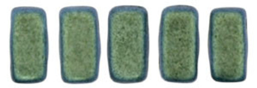 CzechMates Bricks 6 x 3mm Bead, Polychrome - Aqua Teal - 50pcs