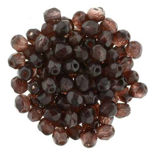 Starman Fire-Polish 4mm : Coated - Opaque Coffee (50pcs)