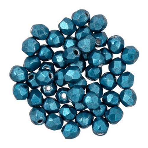 Starman Fire-Polish 3mm : ColorTrends: Saturated Metallic Quetzal Green (50pcs)