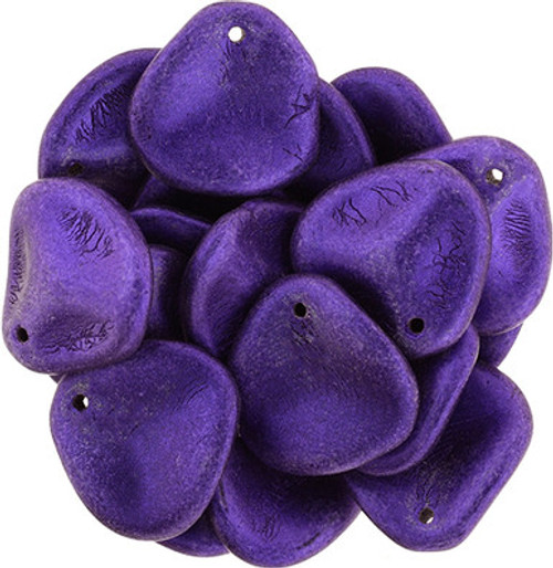 Starman Rose Petals 14 x 13mm : Opalescent Purple (25pcs)