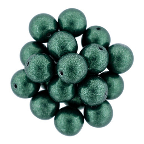 Starman Round Beads 8mm : ColorTrends: Saturated Metallic Martini Olive (25pcs)