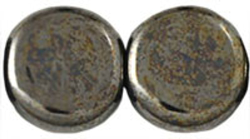 Starman Dime Beads 8 x 3mm : Hematite (25pcs)