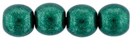 Starman Round Beads 6mm : ColorTrends: Saturated Metallic Martini Olive (50pcs)