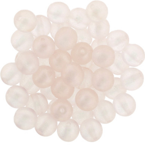 Starman Round Beads 6mm : Cosmic Twinkle - Rosaline (50pcs)