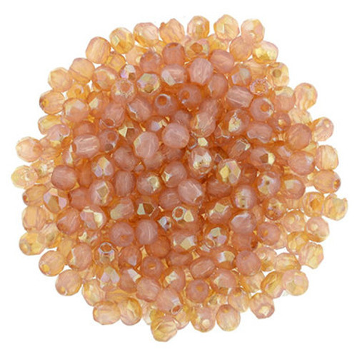 Starman Fire-Polish 2mm : Milky Pink - Celsian (50pcs)