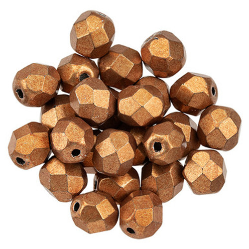 Starman Fire-Polish 6mm : ColorTrends: Saturated Metallic Hazel (25pcs)