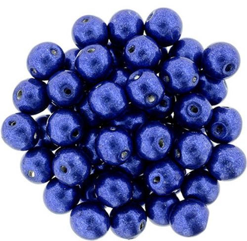 Starman Top Hole Round 6mm : ColorTrends: Saturated Metallic Lapis Blue (25pcs)