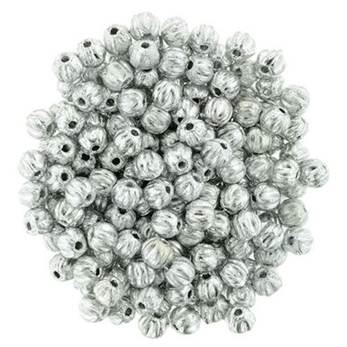 Starman Pinch Beads 5 x 3mm : Silver (50pcs)