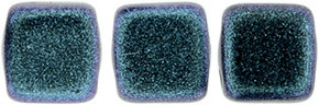CzechMates Tile 6mm Bead, Polychrome - Indigo Orchid - 50pcs