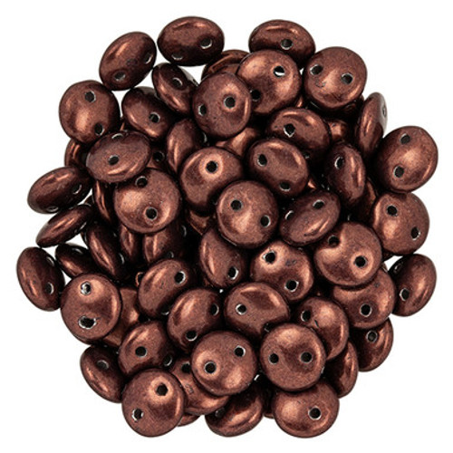 CzechMates Lentil 6mm Bead, ColorTrends Saturated Metallic Chicory Coffee - 50pcs CzechMates Lentil 6mm Bead, ColorTrends Saturated Metallic Chicory Coffee - 50pcs