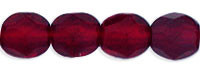 Starman Fire-Polish 4mm : Garnet (50pcs)