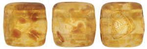 CzechMates Tile 6mm Bead, Matte Crystal - Picasso - 50pcs