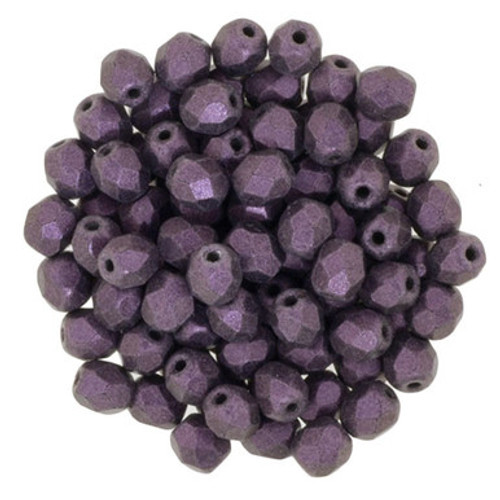 Starman Fire-Polish 4mm : Metallic Suede - Pink (50pcs)