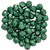 Starman Fire-Polish 3mm : ColorTrends: Saturated Metallic Martini Olive (50pcs)